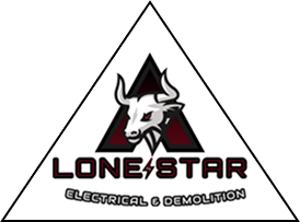 Bull logo for Lone Star Electrical Demolition.